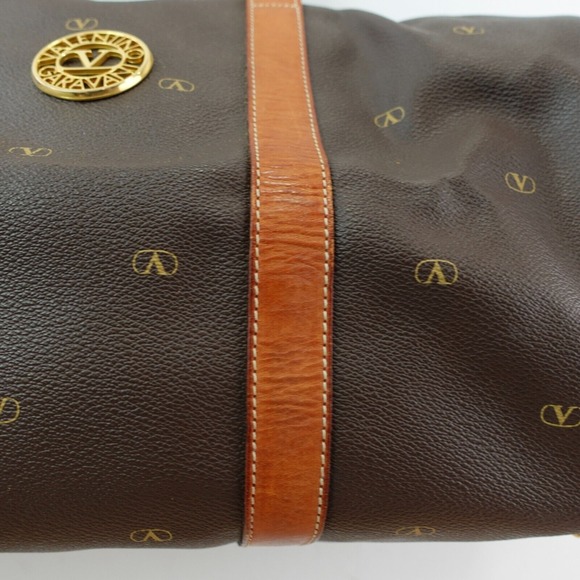 Valentino Garavani VTG Les Sac Weekender Bag Large Logo Monogram Travel ITALY - Picture 15 of 16